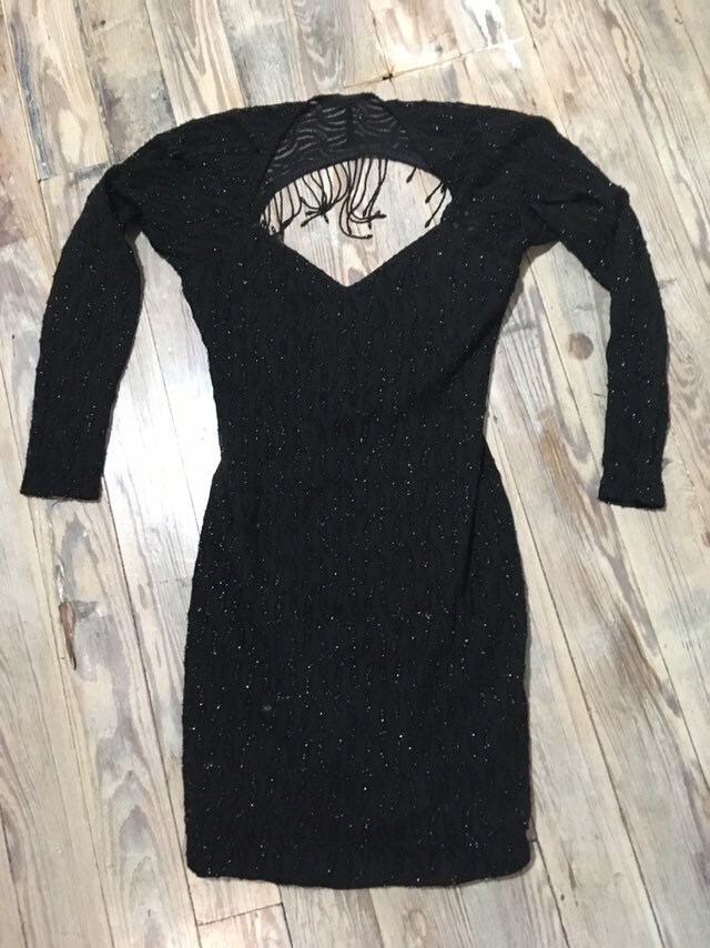 Pailletten-Spitzenkleid Mit Tassle von inezandberyl