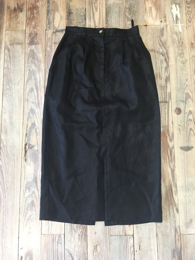 Schwarzer Bleistiftrock Mit Taschen von inezandberyl