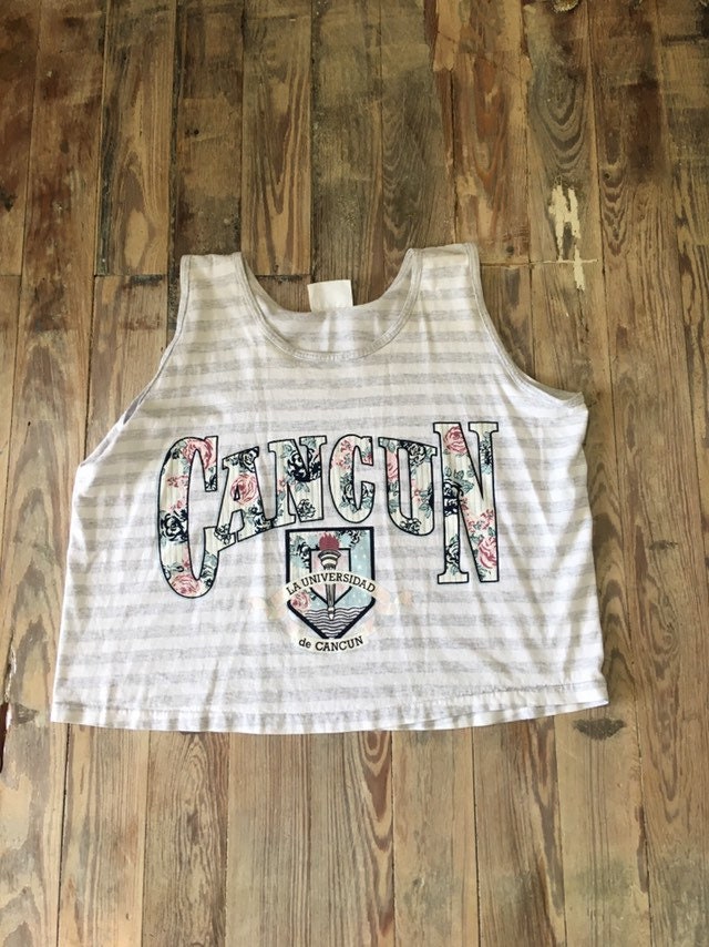 Universität Von Cancun Beschnitten Tank-Top von inezandberyl