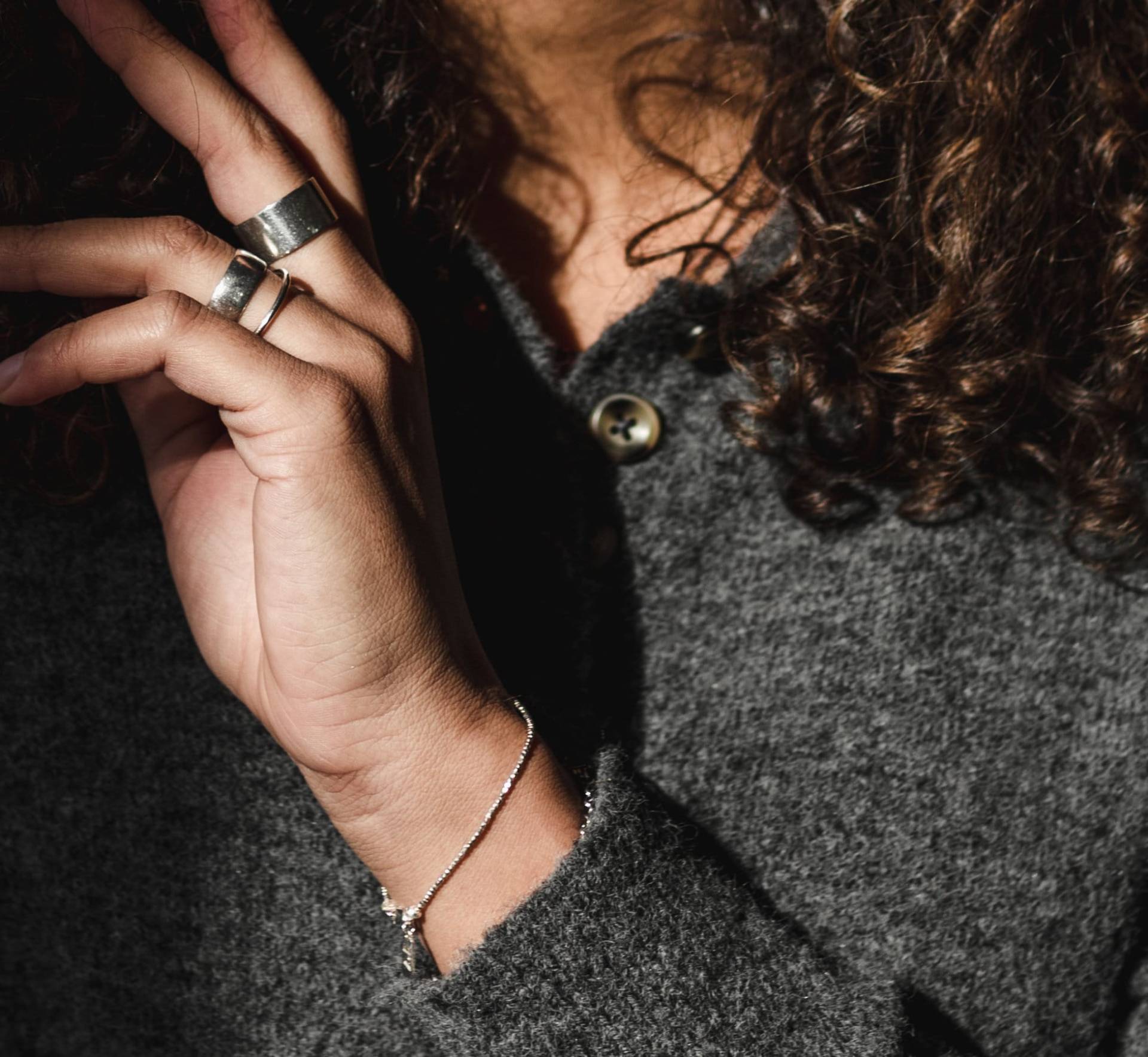 Winzige Silber Perlen Armband, Reines Einfache Stapeln Sterling Facettierten Armband von inherstudy