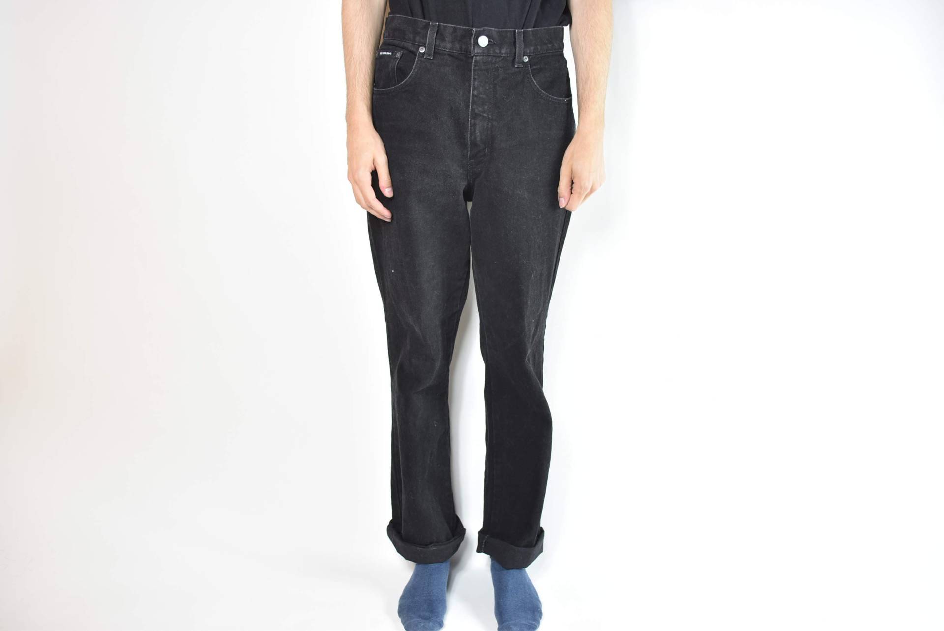 Vintage Schwarze Ny Jeans Mom von inhomage