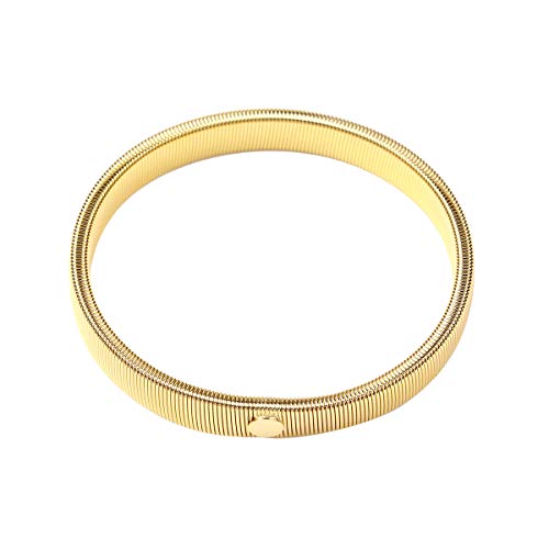 inhzoy 6-teilige Ärmelhalter Damen Herren Hemd Hülsenhalter Rutschfest Metall Armband Elastisch Silber/Gold/schwarz Gold One Size von inhzoy