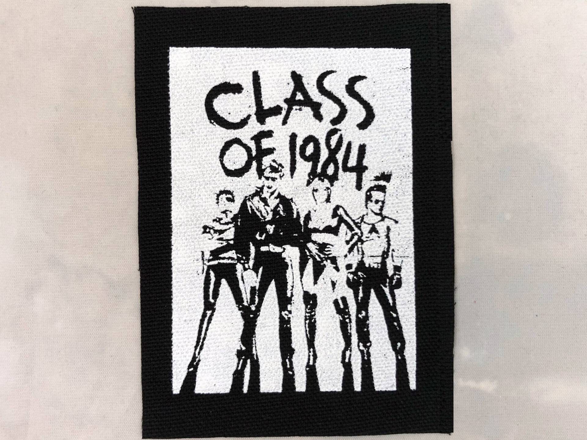 Class Of 1984 Leinwand Aufnäher von inkedupmerch