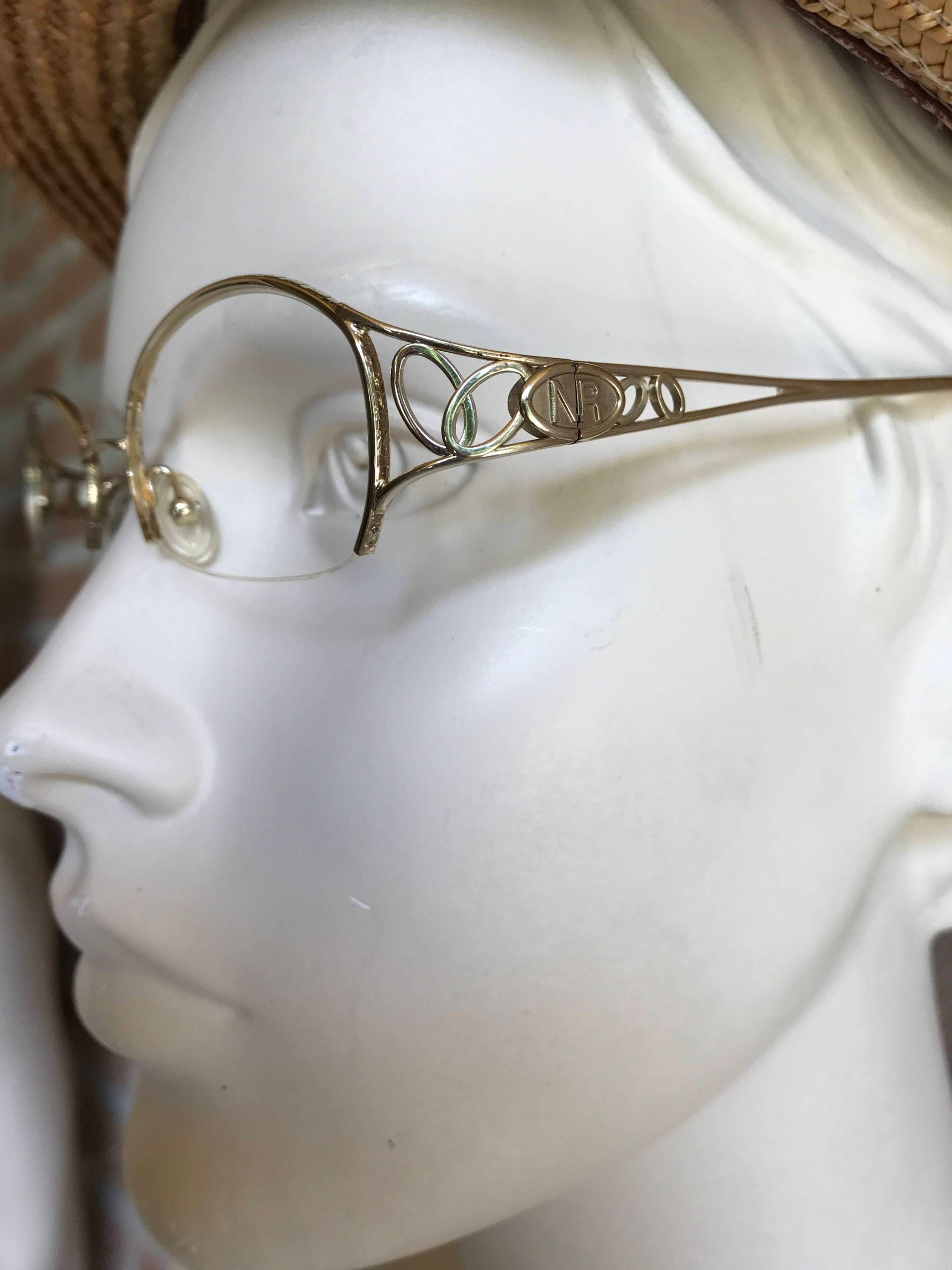 Nina Ricci Vintage Metallbrille, 80Er von inlove4vintage