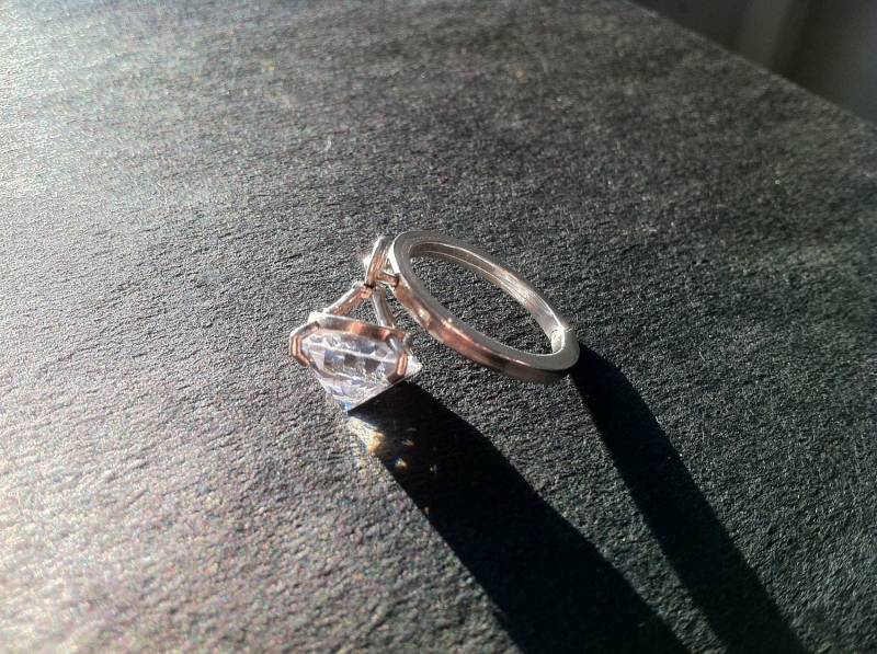 Silber Charm Ring, Cocktail 925 Silber, Silberringe, Coole Ringe, Cz Ausgefallener Ring von innaheiman