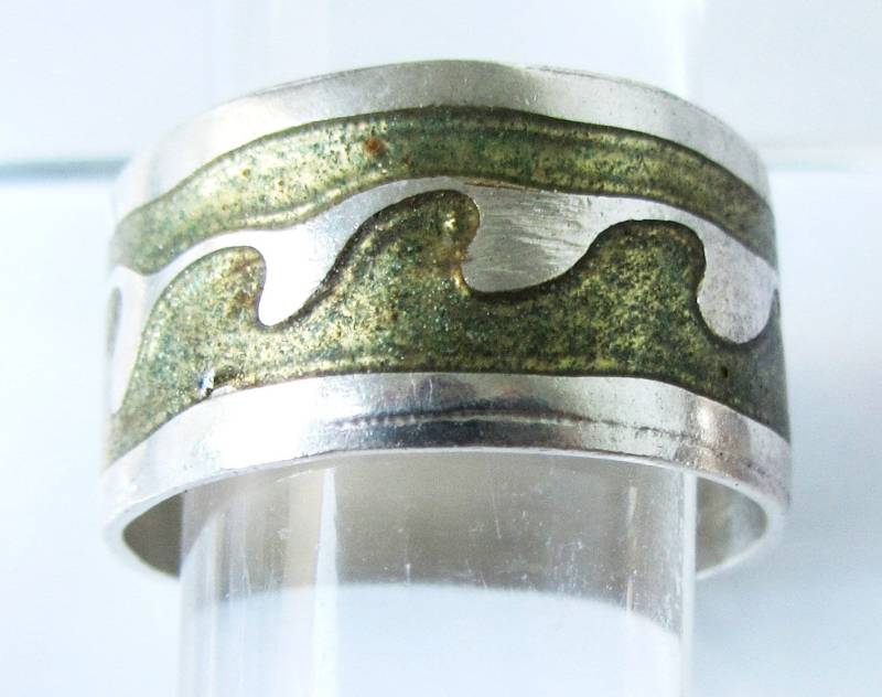 Emaille Ring Silber Aussage Frauen, Einzigartig, Emaille, Trendige Silber, Band Gravur Frauen Emaille Ring Silber Aussage Frauen, Einzigartig, Emaille, Trendige Silber, Band Gravur Frauen von innakjewelry