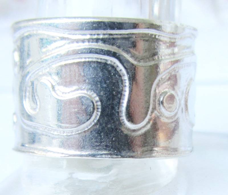 Silber Ring Aussage, Frauen, Einzigartig, Sterling Band Trendigen Silber, Gravur Frauen Silber Ring Aussage, Frauen, Einzigartig, Sterling Band Trendigen Silber, Gravur Frauen von innakjewelry