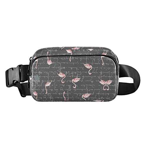Flamingo Gürteltasche für Damen und Herren, wasserdicht, kleine Bauchtasche mit verstellbarer Schulter, reißfest, modische Gürteltaschen für Reisen, multi von innewgogo