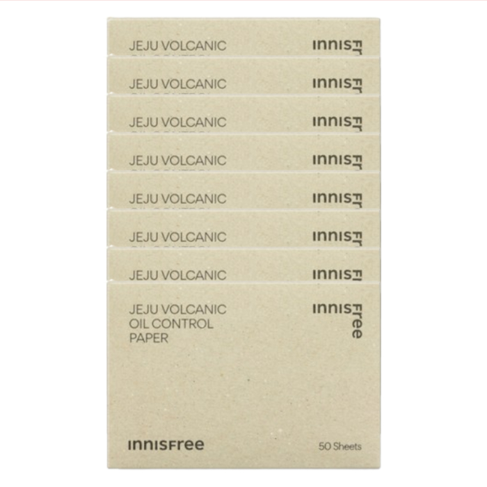 Innisfree Jeju Volcanic Oil Control Paper - 50pcs (8ea) Set von innisfree
