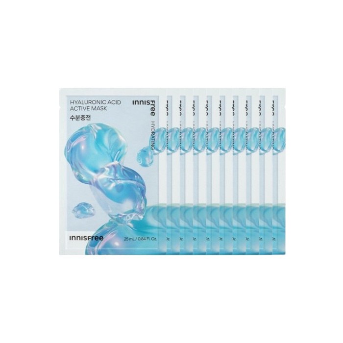 innisfree - Active Mask - Hyaluronic acid (10ea) Set von innisfree