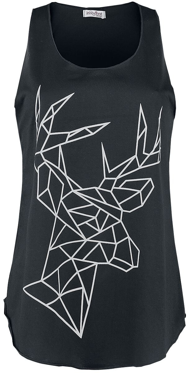 Innocent Geometric Deer Vest Top schwarz in S von innocent