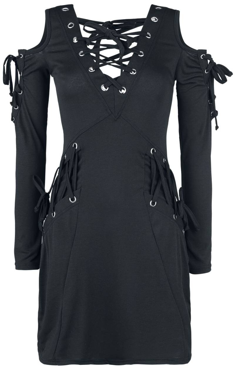 Innocent - Gothic Kurzes Kleid - Crave Top - S bis XXL - für Damen - Größe M - schwarz von innocent