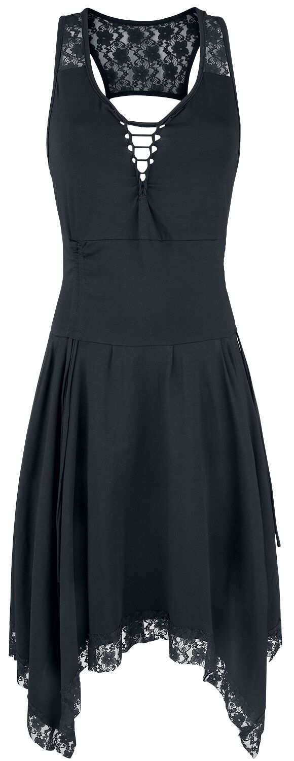 Innocent - Gothic Kurzes Kleid - Nycto Dress - S bis 4XL - für Damen - Größe XL - schwarz von innocent