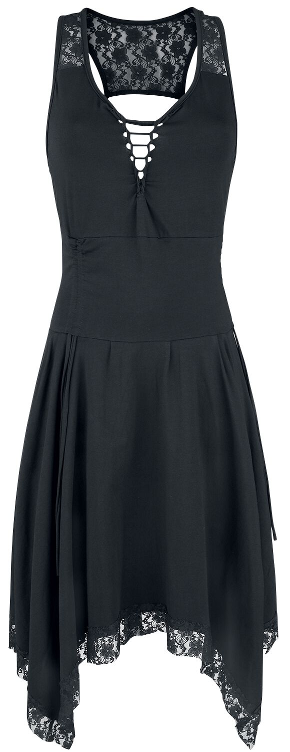 Innocent - Gothic Kurzes Kleid - Nycto Dress - S bis 4XL - für Damen - Größe XXL - schwarz von innocent