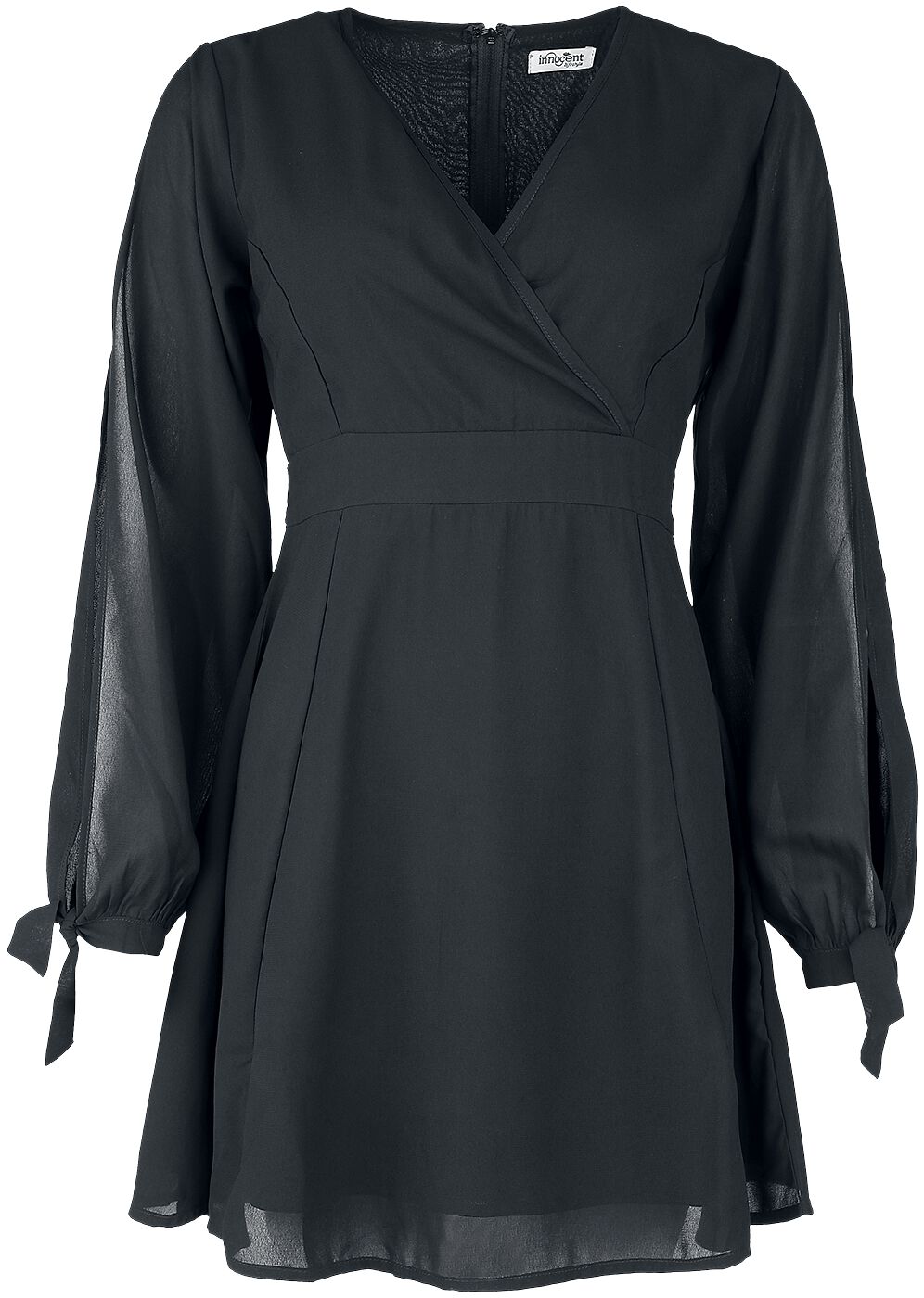 Innocent - Gothic Kurzes Kleid - Opal Dress - XS bis 4XL - für Damen - Größe 4XL - schwarz von innocent