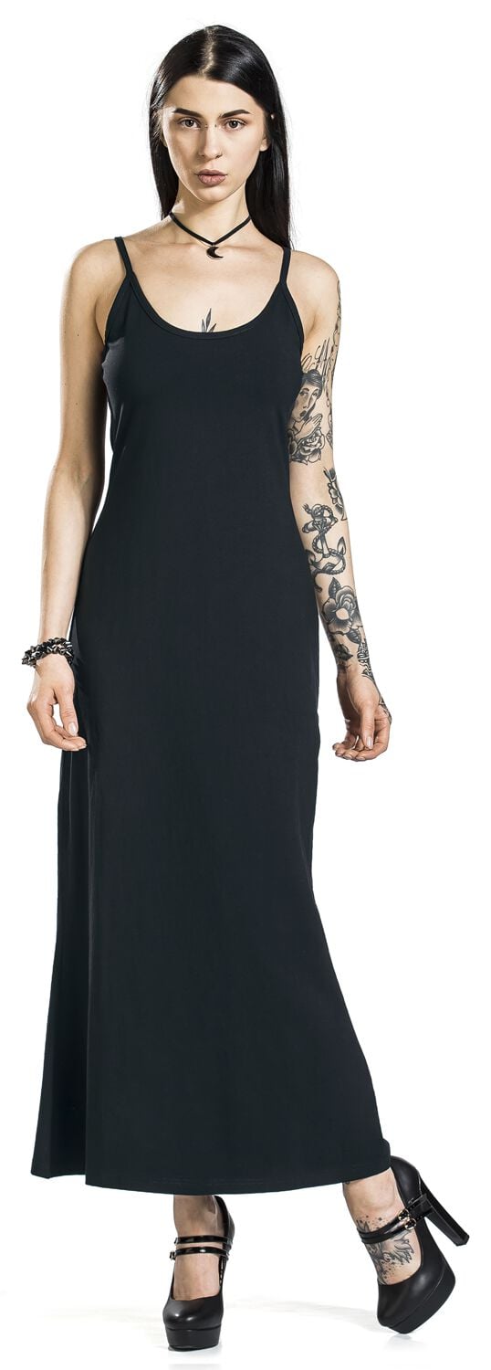 Innocent Kleid lang - Mila Dress - S bis 3XL - für Damen - Größe S - schwarz von innocent