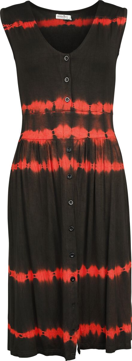 Innocent Kurzes Kleid - Ione Dress - XS bis 4XL - für Damen - Größe 4XL - schwarz/rot von innocent