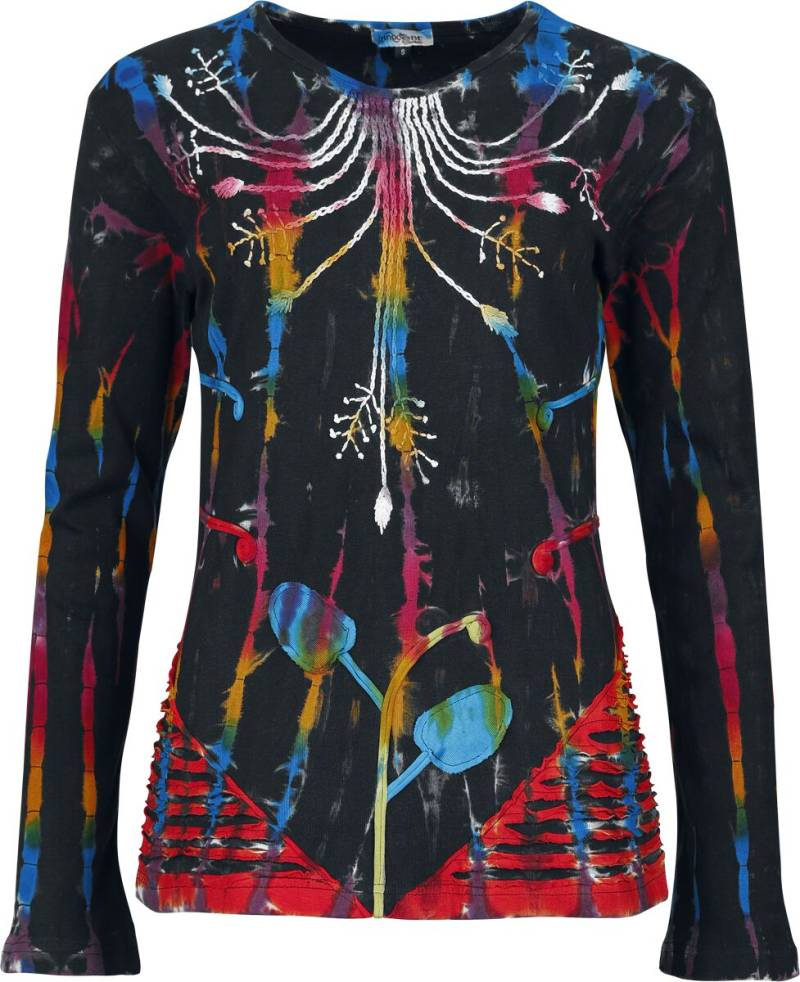 Innocent Langarmshirt - Cosmic Top - XS - für Damen - Größe XS - multicolor von innocent