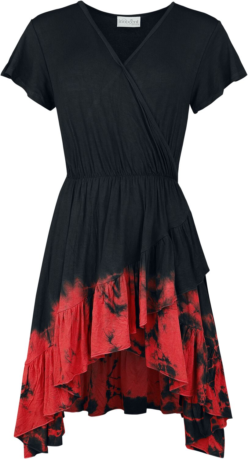 Innocent Megaera Dress Kurzes Kleid schwarz rot in XL von innocent