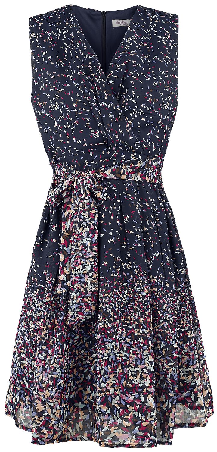 Innocent - Rockabilly Kurzes Kleid - Diamond Cut - S bis XXL - für Damen - Größe XXL - navy von innocent