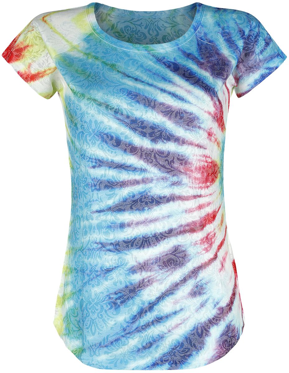 Innocent T-Shirt - Burnout It's A Vibe Top - S bis 4XL - für Damen - Größe 4XL - multicolor von innocent