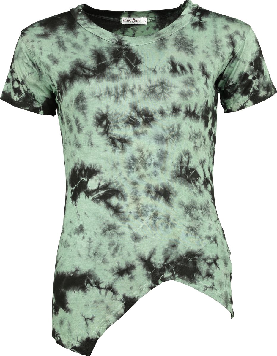 Innocent T-Shirt - Haisley Top - XS bis 4XL - für Damen - Größe S - grün/schwarz von innocent