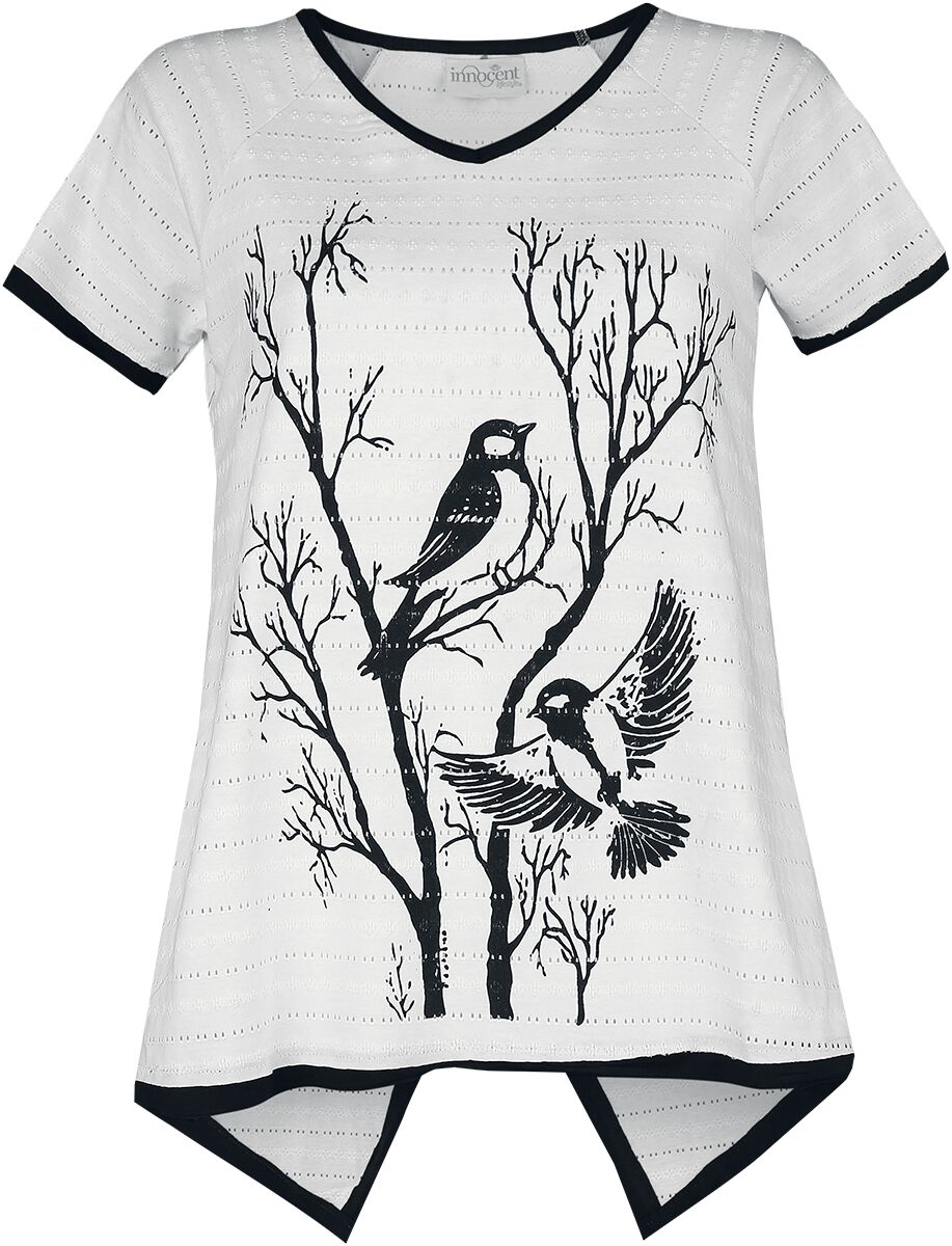 Innocent T-Shirt - Samenta Top - S bis 4XL - für Damen - Größe S - weiß/schwarz Innocent T-Shirt - Samenta Top - S bis 4XL - für Damen - Größe S - weiß/schwarz von innocent