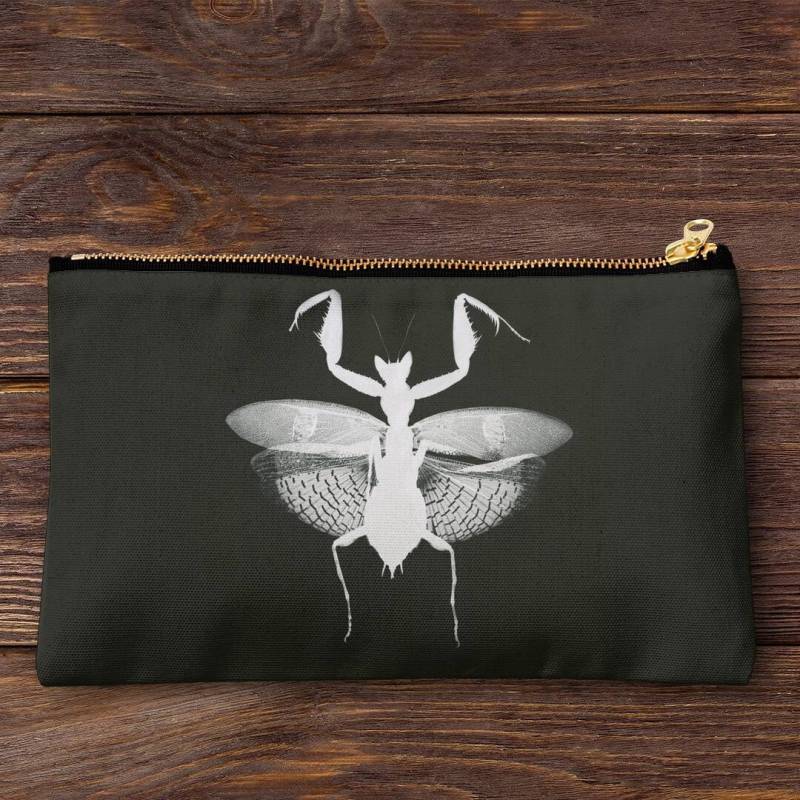 Handgemachte Blumenmähne Stiftemäppchen, Schminktasche, Geldbörse, Reißverschlusstasche von insektendesign