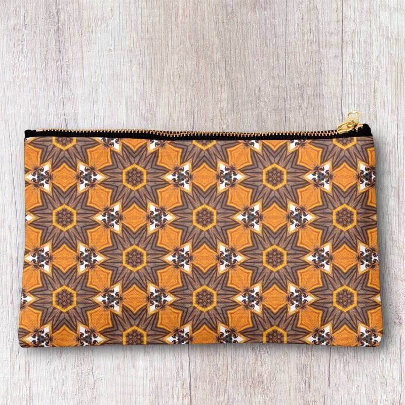 Handgemachte Federmäppchen, Schminktasche, Täschchen, Reißverschlusstasche von insektendesign