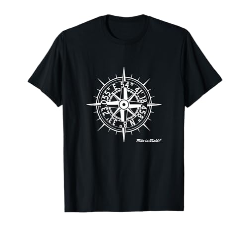 Insel Föhr Kompass | Geschenk Shirt Mann Frau Kind Urlaub T-Shirt von insel-föhr-design