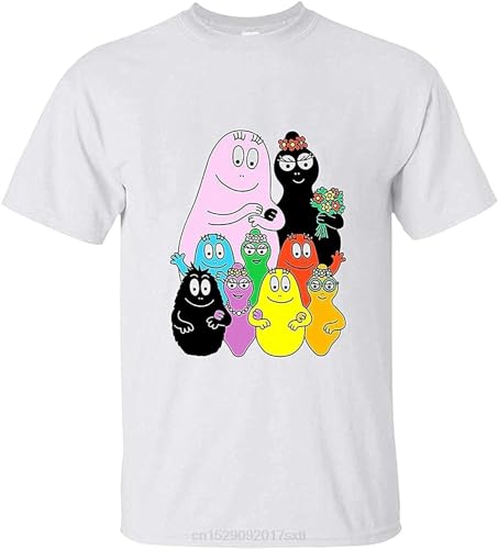 Barbapapa 19 T T-Shirts Hemden Hoodie for Men Women Unisex Summer Short Sleeves T-T-Shirts Hemden Fashion(XX-Large) von insert