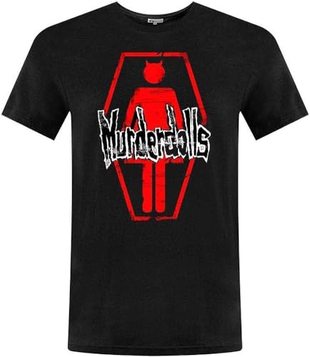 Men S Murderdolls Logo Roucollar T-T-Shirts Hemden(Medium) von insert