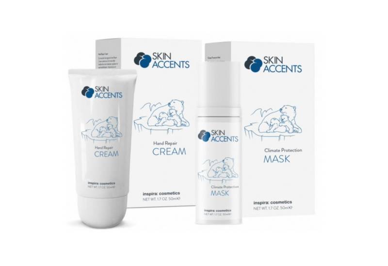 inspira:cosmetics Handcreme Hand Repair Cream Set + Climate Protection Mask von inspira:cosmetics