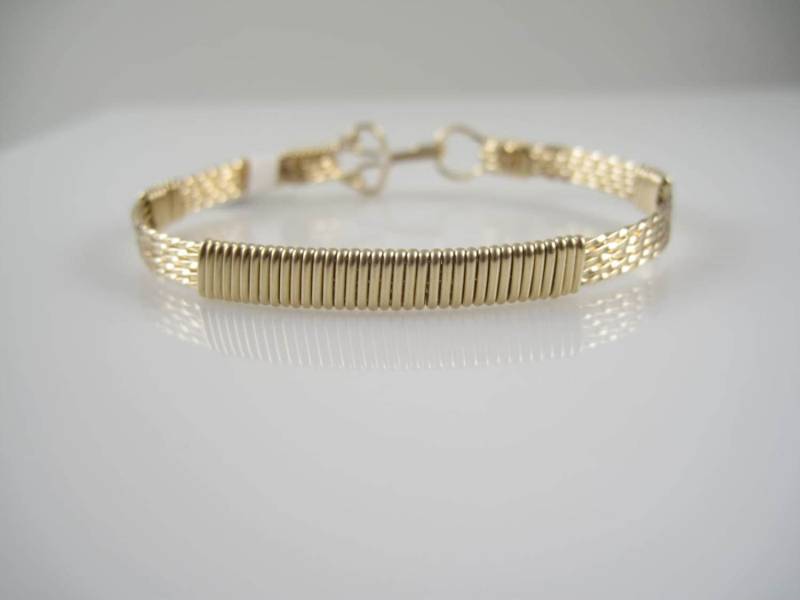 Wsb-0069, Gold Filled Armband, Goldarmband, Handgemachtes Wire Wrapped Armreif Wsb-0069, Gold Filled Armband, Goldarmband, Handgemachtes Wire Wrapped Armreif von inspiredcreationsco