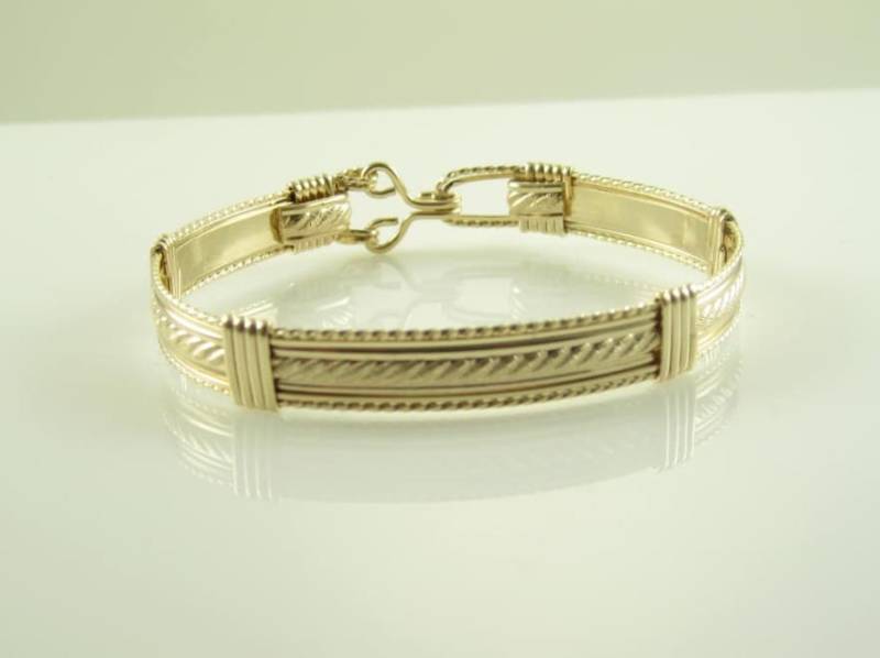 Wsb-0164, Gold Filled Armband, Goldarmband, Handgemachtes Wire Wrapped Armreif Wsb-0164, Gold Filled Armband, Goldarmband, Handgemachtes Wire Wrapped Armreif von inspiredcreationsco