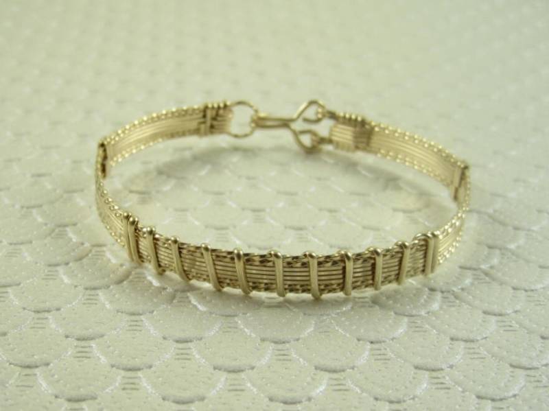 Wsb-0169, Gold Filled Armband, Goldarmband, Handgemachtes Wire Wrapped Armreif Wsb-0169, Gold Filled Armband, Goldarmband, Handgemachtes Wire Wrapped Armreif von inspiredcreationsco
