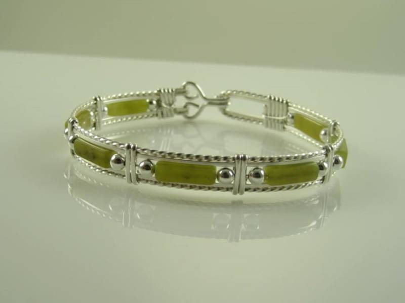Wsb-0178, Neue Jade Armband, Handgemachte Edelstein Draht Gewickelt, Armreif, Gewickelt Armband Wsb-0178, Neue Jade Armband, Handgemachte Edelstein Draht Gewickelt, Armreif, Gewickelt Armband von inspiredcreationsco