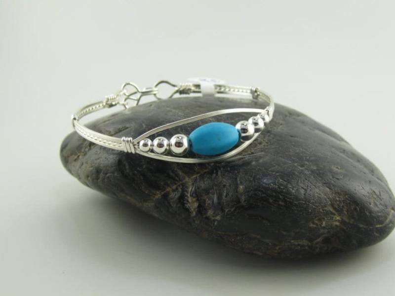 Wsb-0219, Türkis Armband, Handgefertigtes Armband, Edelstein Armband, Wire Wrapped, Armreif, Wire Wrapped Armband, Blau Türkis Armband Wsb-0219, Türkis Armband, Handgefertigtes Armband, Edelstein Armband, Wire Wrapped, Armreif, Wire Wrapped Armband, Blau Türkis Armband von inspiredcreationsco
