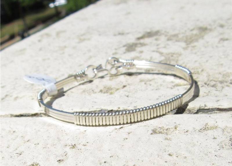 Wsb-0248, Sterling Silber Armband , Handgemachtes Armband, Wire Wrapped Armreif Wsb-0248, Sterling Silber Armband , Handgemachtes Armband, Wire Wrapped Armreif von inspiredcreationsco