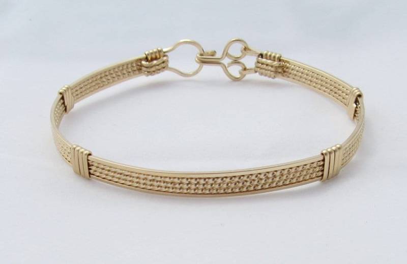 Wsb-1131, Gold Filled Armband, Handgemachtes Wire Wrapped Armreif Wsb-1131, Gold Filled Armband, Handgemachtes Wire Wrapped Armreif von inspiredcreationsco