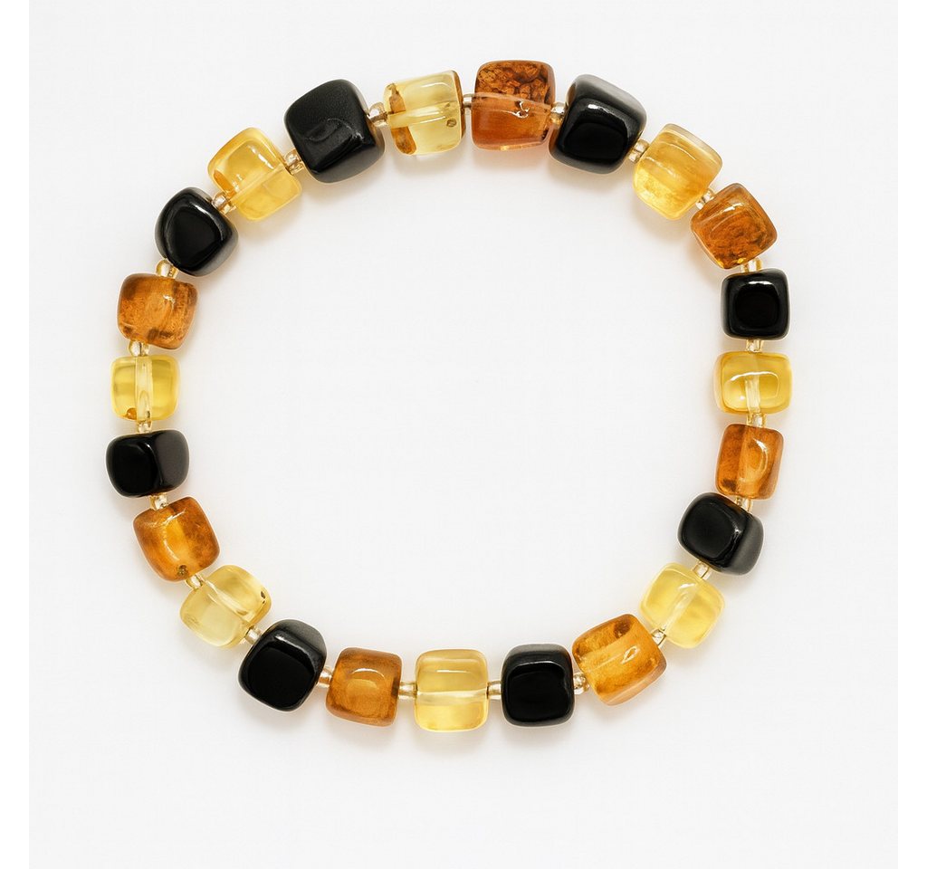 inter Armband Bernstein Armband aus 100% echtem Naturbernstein, Naturstein mit heilender und energetisierender Wirkung von inter