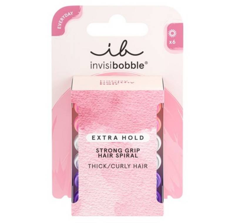 invisibobble Haargummi Haarband Extra Hold Twirl Boss 6 Stück von invisibobble