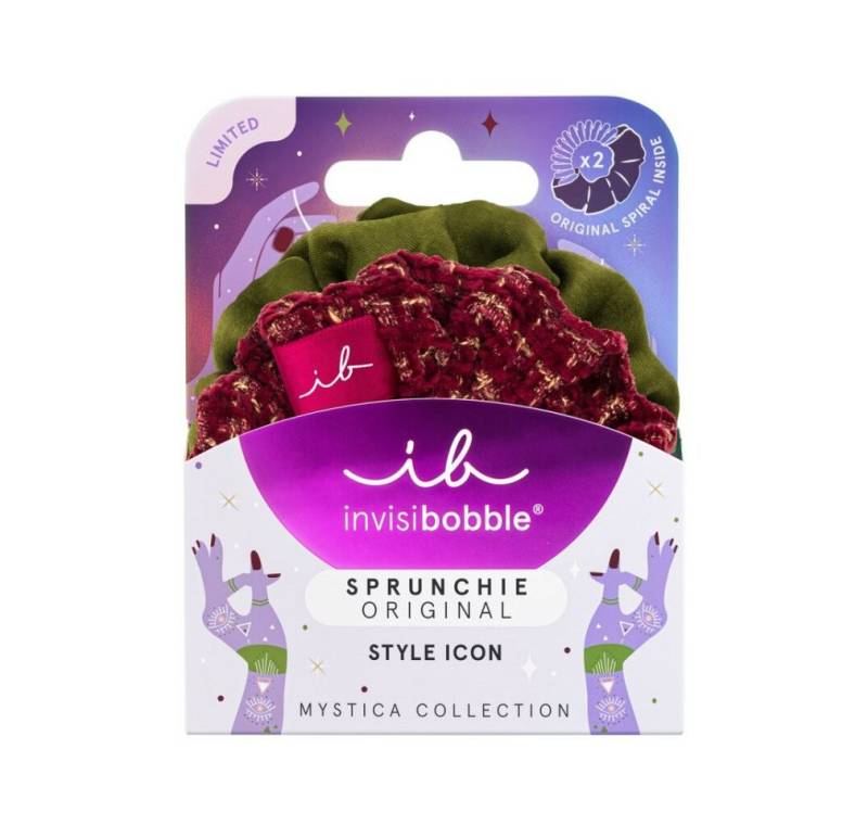 invisibobble Haargummi Haargummi Sprunchie Mystica Merry for Love 2 Stück von invisibobble