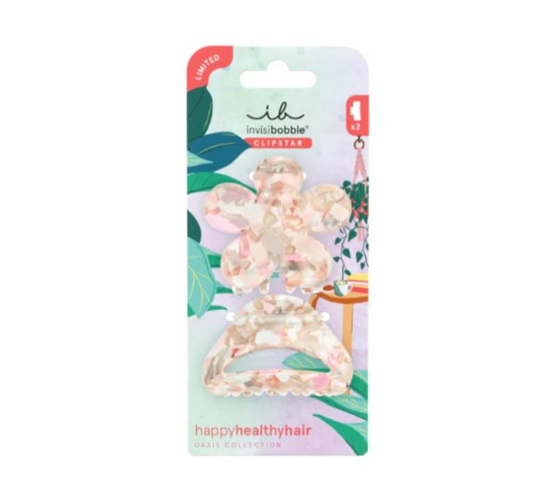 invisibobble Haarklammer Oasis Collection Clipstar Refreshed Bloom, 2-tlg. von invisibobble