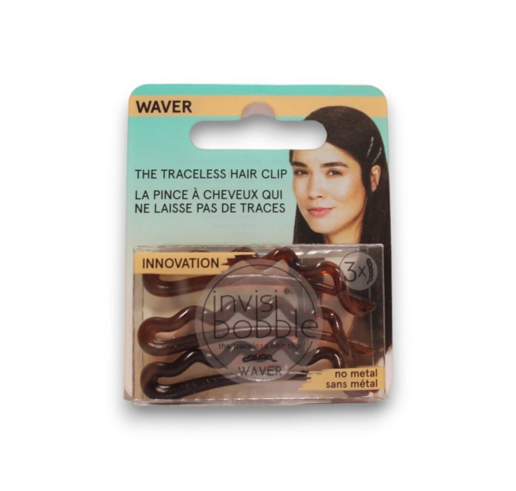 invisibobble Haarklammer Wellen Haarspange Pretty Dark 3 Stück von invisibobble
