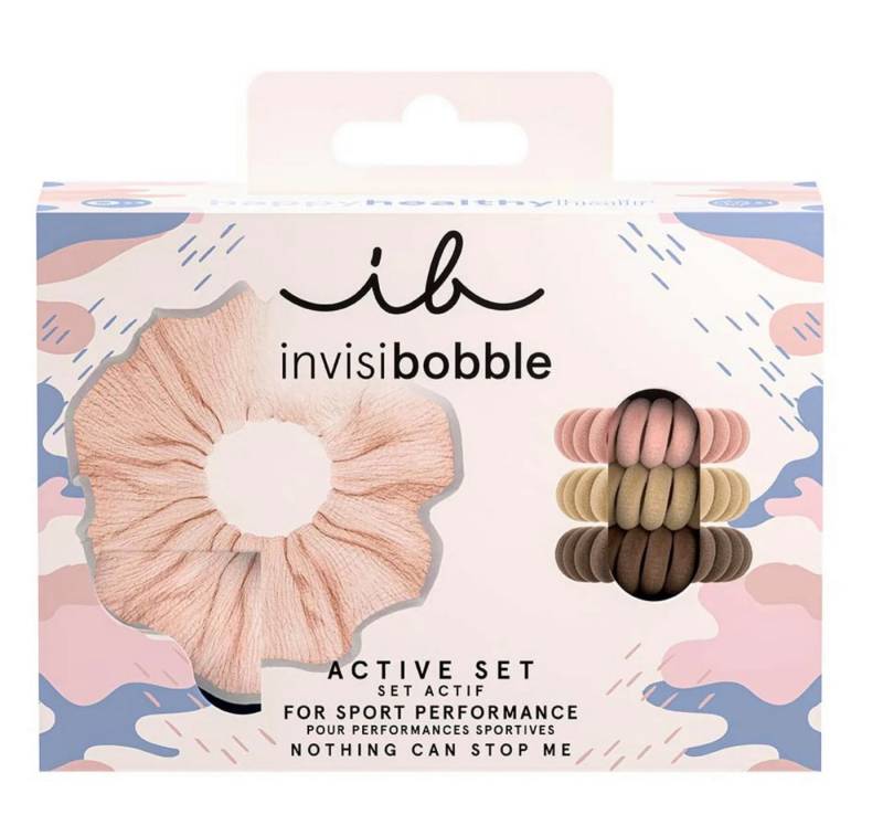 invisibobble Spiral-Haargummi Active Set for Sport Performance, 4-tlg. von invisibobble