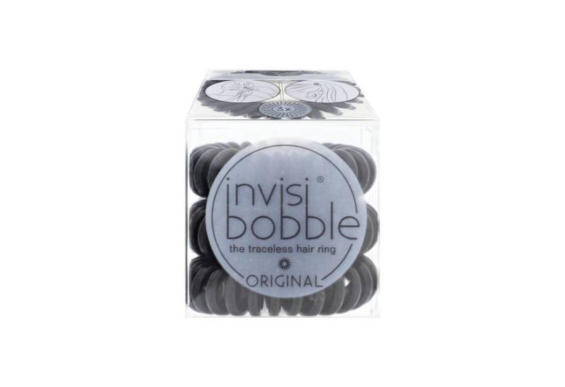 invisibobble Spiral-Haargummi invisibobble Original True Black 3 Spirale Haargummis schwarz starker von invisibobble