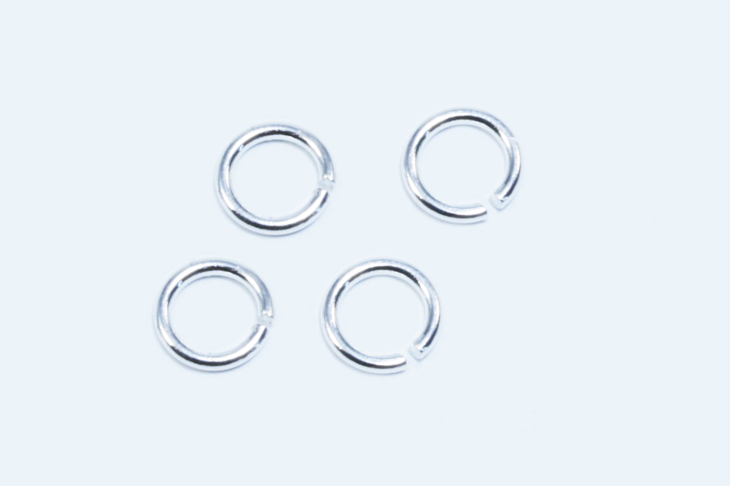 Binderinge aus 925 Silber, Ø 6 mm, offen Binderinge aus 925 Silber, Ø 6 mm, offen von inwaria