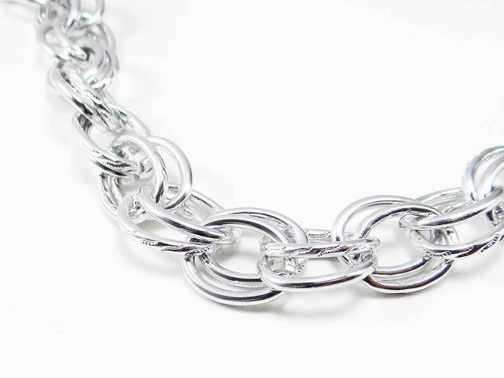Panzerkette, 16 x 22 mm, 1 m, Aluminium, Meterware Panzerkette, 16 x 22 mm, 1 m, Aluminium, Meterware von inwaria