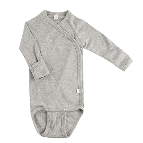 iobio BW Wickelbody langarm (Grau Uni, 50/56) von IOBIO